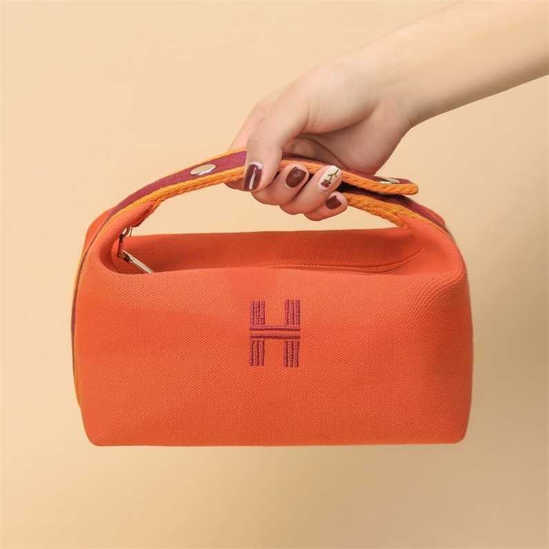 Designer Makeup Bags Handbag Luxury Herms Totes Storage Women's Portable 2023 Super Ins Style Large Capacity Wash Travel Product High-end Feeling