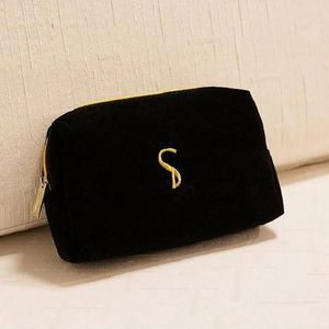 Sacs de maquillage de créateurs pochette de toilette étuis à cosmétiques en cuir doré femmes sac de maquillage de luxe hommes sac de lavage pochette pour femmes sacs de maquillage