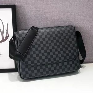 Designer-Business-Taschen für Männer, einzelne Schulter, Sacoche-Laptoptasche, Querschnitt, Aktentasche, Computer-Paket, geneigte Handtasche, Herren-Handtaschen