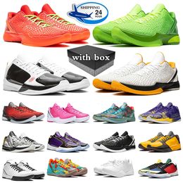 Chaussures de basket-ball Designer Mamba pour hommes baskets Reverse Grinch Champ Lakers Mambacita Gigi Rings baskets pour hommes sport