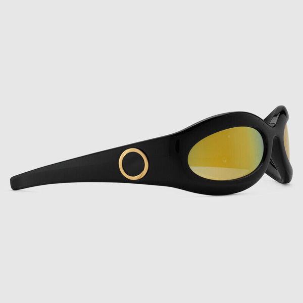 Designer Man Goggle Lunettes de soleil Cadre ovale Cat Eye G Lunettes de soleil Dames Luxe Été Lunettes de soleil polarisées Lunettes avec boîte