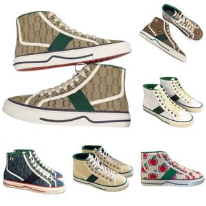 Designer Man Hoge Canvas Laarzen Zomer Vrouwen 1977 Canvas Lage Top Schoenen Paar Modellen Dikke Zolen Laarzen Verhoogde Licht Mode Luxe Schoenen Met doos Maat 35-45