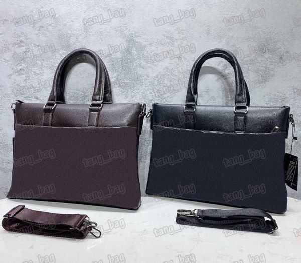 Diseñador Hombre Plaid maletines bolsos de negocios bolsa de ordenador portátil bolsos de computadora moda maletín de alta calidad