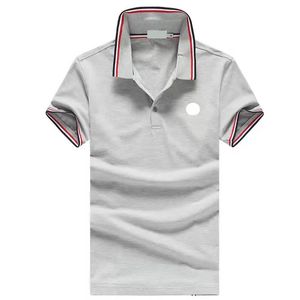 polo homme designer chemises pour hommes Best seller Insigne de poitrine Chemise à col Manches courtes Pull polo décontracté classique Plusieurs couleurs chemise grise Polo de mouvement extérieur