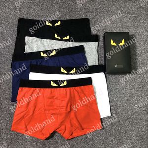 Designer Man Gedrukt Onderbroek Mode Ademend Sexy Boxers Mans Effen Kleur Ondergoed 3 stks/set