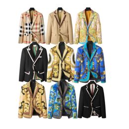 Diseñador Man traje Blazer Jackets Coats For Men Stylist Letter Bordado Bordado de manga larga Suits de boda de fiesta Blazers sudadera otoño