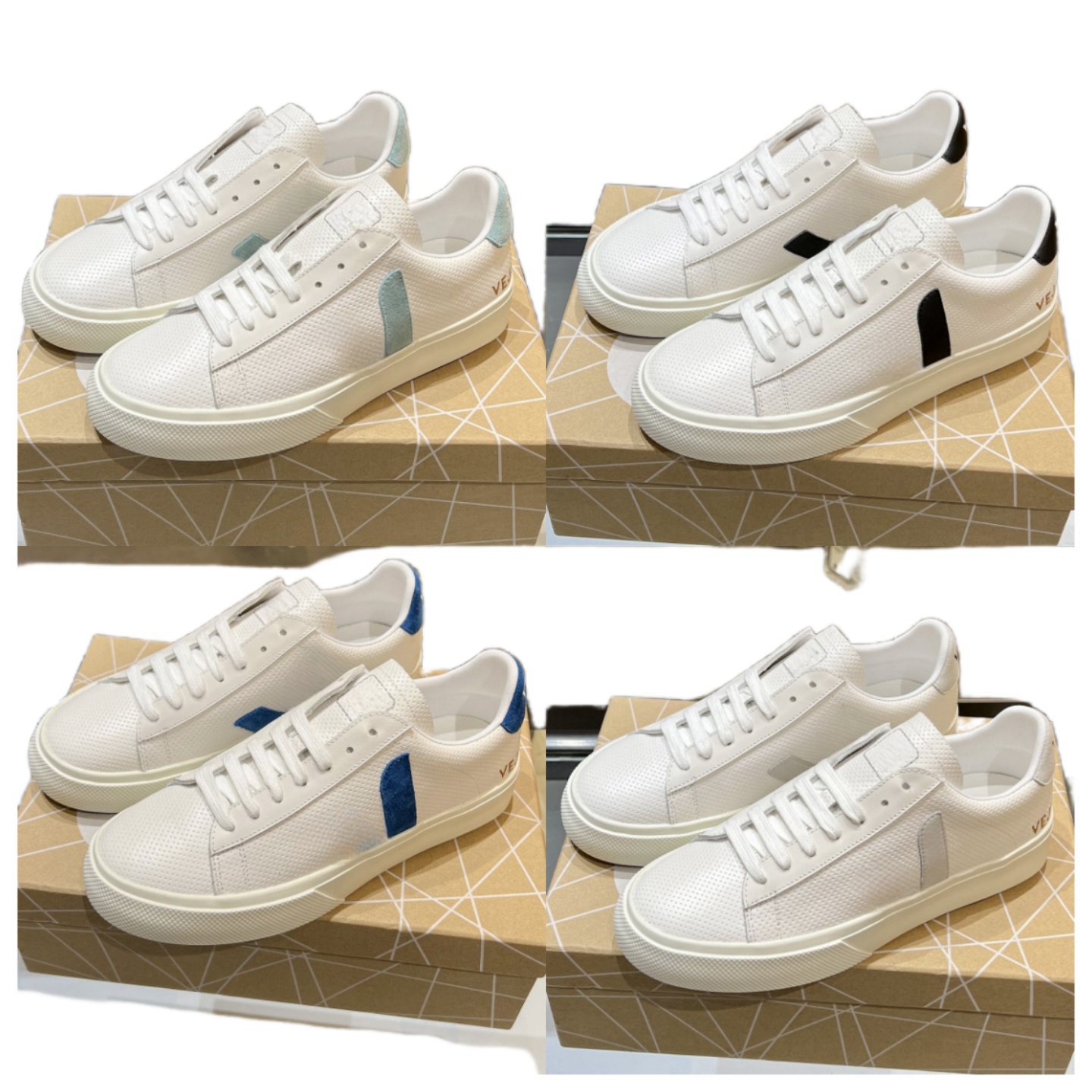 Designer Man White Scarpe classiche da donna sneaker femminile allacciate da donna per esterni classici coppie di moda unisex bianca v-logo scarpe da marca dimensioni 35-45