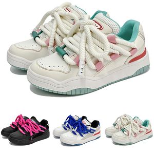 Designer MANS STYLE SCHOENEN BAKKERY VROUW VOORGE HEEFTE KAK ZWART PINK BLAUW WIT CASUAL OUTROES SPORT SNEAKERS 36-44 116