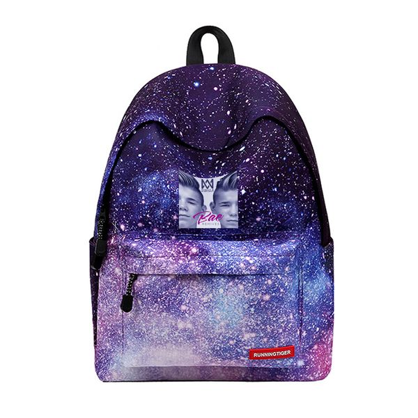 Designer-Marcus et Martinus Sac à dos Nouvelle arrivée Impression Femmes Star Sacs pour ordinateur portable Voyage Sac d'école pour enfants pour Galaxy Sacs à dos