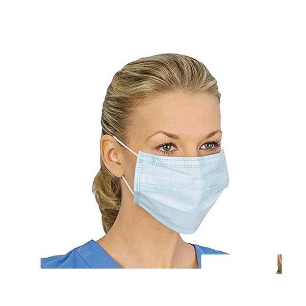 Designer Masks 37 Days To Us Masques faciaux jetables avec boucle d'oreille élastique 3 plis respirants pour bloquer le masque anti-poussière anti-pollution 1 Dh0Db