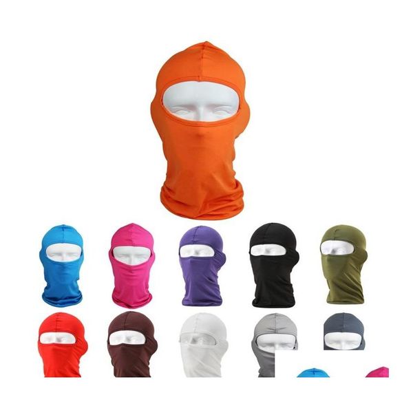 Masques de créateurs Automne Hiver FL Face ER Ski Moto Cyclisme Masque Ninja Skiboard Casque Cache-Cou Tube Tube Bonnet Lsk170 18 J Otfmt