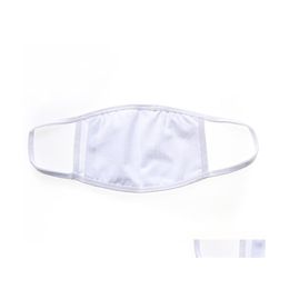 Designer maskers lege plekken sublimatie gezichtsmasker ADT's kinderen met filtervak ​​kunnen PM2.5 pakkingstofpreventie voor doe -het -zelfoverdracht print dhnqy plaatsen