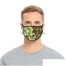 Designer Masques Papillons Meryls Mascarilla Poussière Masques Mode Respirable Fumée Protection Respirateur Réutilisable Cyclisme Adts Ch Dhkc9