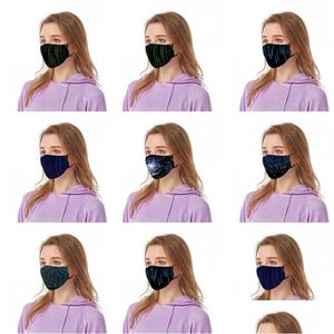 Mascaras de diseñador Código Mascherine Ressutable Respirator Dust Face Black Face Masks Ciencia y tecnología Sentimientos Niños lavables A Dhgarden DHO5A