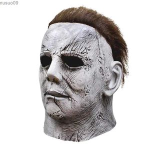 Ontwerper Maskers Horror 2018 Halloween Michael Myers Masker Cosplay Creepy Bloody Demon Killers Latex Helm Carnaval Purim Party Kostuum Rekwisieten