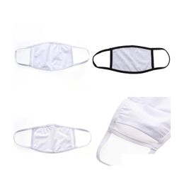 Designer maskers in voorraad lege plekken sublimatie gezichtsmasker ADT's kinderen met filtervak ​​kunnen PM2.5 pakkingstofpreventie voor DIY Trans DHWSY plaatsen