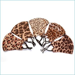 Masques de concepteur Leopard Print Face Masque protecteur respirant respirant mascarilable réutilisable Good Personomy Unisexe Dhaln