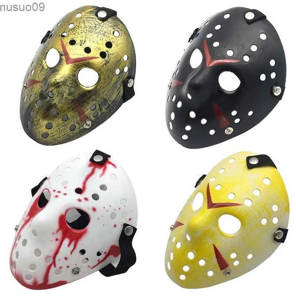 Masques de créateurs Film Jason Horror Hockey Cosplay Halloween Masques Killer Décor Masque Festival Mascarade Masque V Vendetta Prop