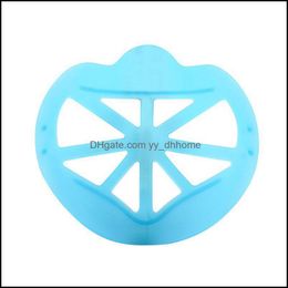 Designer Maskers Nieuwe 3D Mouth Mask Holder ondersteuning Ademhaling Help help Inn Dhfyr