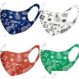 Máscaras de diseño Estrellas Máscaras faciales Florete Impresión Mascarilla delgada Lavable Plegable Pm2.5 Respiración protectora Mascherine Moda Reusa Dhlnh