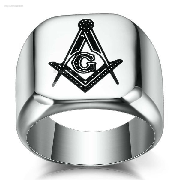 Bague maçonnique de créateur pour hommes maître maçonnique chevalière bague maçon gratuite bijoux