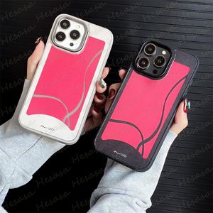 Designer Matte Fashion Print Phone Case voor iPhone 15 14 13 12 Pro Max 11 Volledig beschermende krasbewijs Back Shell Anti-Knock Stylish Luxury Cover