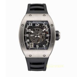 Designer MECHEMICALES MONTRES MONTES MENS MENSE MENSE MONTRES SPORTES RM010 Titanium Alloy Mens Fashion Leisure Sports S Manual Mechanical Watch