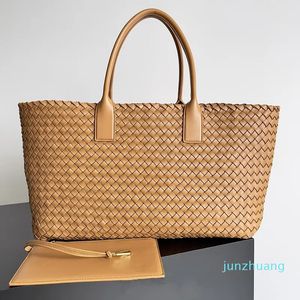 Designer Medium Tote Bag Luxe Dames Tijdloze Handtas Soepel Lamsleer Groen Zwart Mode Dame Boodschappentassen