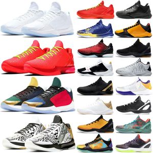 Designer hommes 6 chaussures de basket-ball triple noir blanc rouge Halo Reverse Grinch baskets Mambacita chaussures de sport taille 40-47