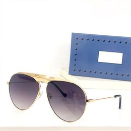 Designer mannen en vrouwen beschermende bril zonnebril mode luxe gloednieuwe GG0908S UV400 bescherming herstellen verstikte frame fashio237a