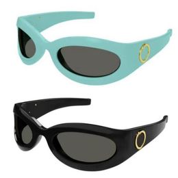 Designer hommes et femmes lunettes de soleil rondes 1247 protection UV mode restauration prim ovale lunettes à monture complète boîte aléatoire GG1247S226u