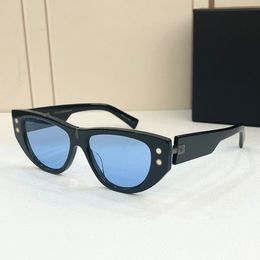 Lunettes de soleil de luxe pour hommes et femmes, classiques, de qualité rétro, de luxe, protection UV, monture œil de chat, pure boîte de ceinture faite à la main