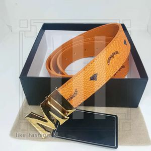Diseñador Men Belt Women Cinturas de bolsas MCMC clásicas para mujeres Cinturón casual Cinturón casual Mano