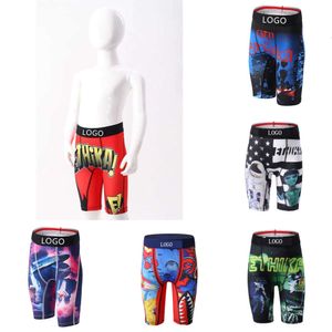 Designer Men Boxer Briefs Kids ondergoed slipje Casual korte broek met zak Sport Ademende onderbroek Brandman