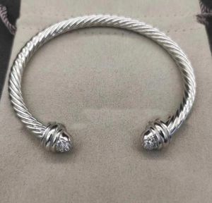 Designer Men Bracelet Cable armbanden mode sieraden dames goud zilveren parelhoofd kruisbangband bracelet open manchet dy sieraden man feest kerstcadeau