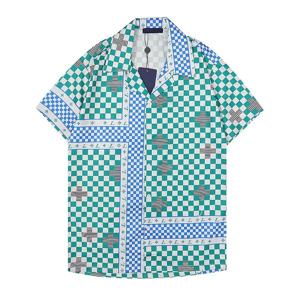 Hombres de diseño Camisa de negocios primavera y bberry moda de verano camiseta casual calle hip-hop hombre camisa patrón de impresión unisex para hombre camisas de vestir M-3XL # 02