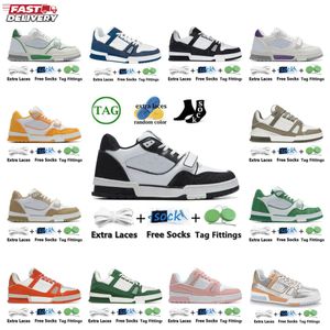 Designer Hommes Casual Chaussures Mode Femme Cuir Lacets Plateforme Semelle Baskets Chaussures de randonnée Blanc Noir Hommes Femmes Luxe Velours Daim Chaussures de sport Chaussures de course