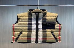 Designer heren Donsjack Hoedenmouwen zijn afneembaar vest puffer jassen witte donsjack gevulde zwarte verdikking Kort det6167091