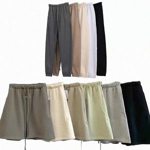 Designer Heren ESS Joggers Dames Gebreide herenbroeken Broeken Shorts Sweatpant Jogging Reflecterende shorts