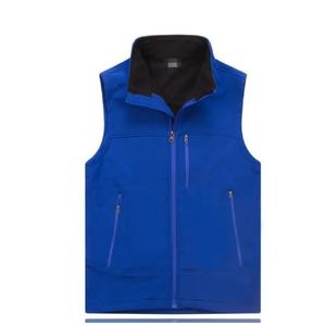 Designer Men Fleece Vest Waterdichte lente Soft Shell Vest Zwart Winter Vest Outdoor Sport Men Jacket Waterdichte wandelman Vesten