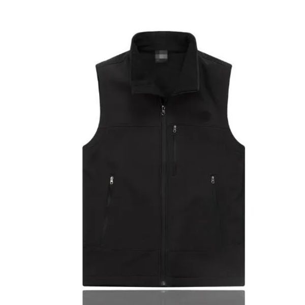 Designer Men Verts en polaire imperméable Spring Spring Soft Shell Vest Black Winter Veste Outdoor Men Sport Veste imperméable Morcycle Motorcycle