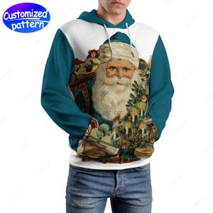 Designer Heren Hoodies Sweatshirts Creativiteit met op maat gemaakt patroon Kerst hiphop rock caps casual Athleisure sport outdoor groothandel hoodie Kleding groot formaat s-5xl