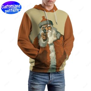 Diseñador Hombres Sudaderas con capucha Sudaderas Creatividad estampada personalizada Hip-hop Rock Caps Casual Athleisure Deportes al aire libre Sudadera con capucha Hombres Ropa Tamaño grande S-5XL