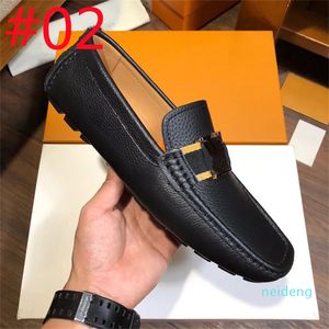 Designer Hommes Mocassins Chaussures Hommes Slip-On Chaussures Habillées En Cuir Adulte Noir Marron Doux Mocassins Antidérapants Chaussure