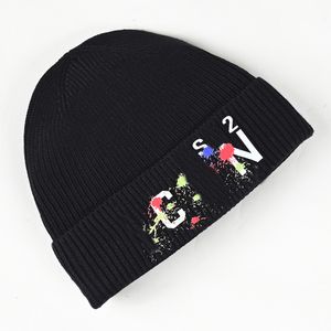 designer mannen NIEUWE mode beanie damesliefhebbers Comfortabele honkbalvrije tijd hoofddeksel cap outdoor gebreide katoenen muts warme herfst Winter Gebreid windscherm