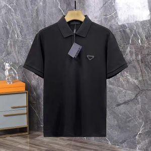 Designer Men Pra Polo Shirt Heren PoloS T-shirt T-stukken High-end Fashion Cotton V Neck Man Tops T-shirts Vrouw T-shirts Luxe Casual paar kleding Aziatische maat S-4XL Hoge kwaliteit