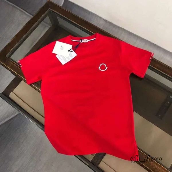 Designer Hommes Polos Monclair T-shirt Printemps Monclairs Veste Vacances à manches courtes Lettres décontractées Impression Tops Vêtements de luxe avec lettres Monclear T-shirt 5877