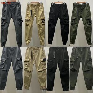 Diseñador Hombres Púrpura Emblema Leggings Sueltos Pierna Ancha Pantalones Cargo Pantalones de pierna casual Multi Bolsillo Trabajo Deportes Pantalones Largos Pantalones