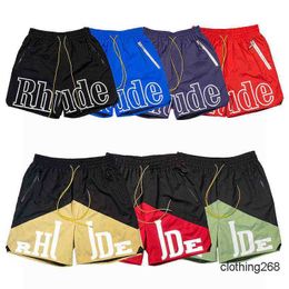 Designer Herren Rh Limited Rhude Shorts Sommer Badeshorts knielang Street Sports Training Strandhose Herren elastische Taille