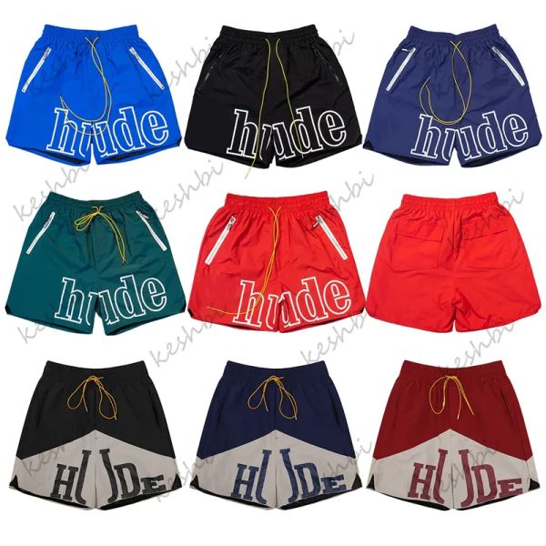 Designer Men RH Limited Rhude Shorts Summer Swim Short Hasta la rodilla Hip Hop High Street Sports Training Mens Beach Pants CXG23072512